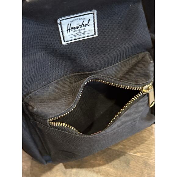 The Herschel Supply Co. Brand Unisex Mini Black Classic Backpack 11.5x9x5 - Picture 5 of 11
